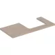 Geberit One mosdópult jobb oldali kivágással 105x47 cm, pultra ültethető mosdóhoz, tölgy 505.324.00.5