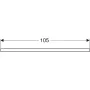 Geberit One mosdópult jobb oldali kivágással 105x47 cm, pultra ültethető mosdóhoz, tölgy 505.324.00.5