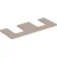Geberit One mosdópult kivágással, két pultra ültethető tálformájú mosdóhoz 120x47 cm, tölgy 505.335.00.5