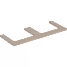   Geberit One mosdópult kivágással, két pultra ültethető mosdóhoz 120x47 cm, tölgy 505.345.00.5