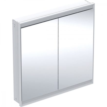 Geberit One 2 ajtós tükrös szekrény ComfortLight világítással 90x90 cm, fehér 505.803.00.2