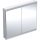Geberit One 2 ajtós tükrös szekrény ComfortLight világítással 105x90 cm, eloxált alumínium 505.804.00.1