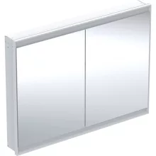   Geberit One 2 ajtós tükrös szekrény ComfortLight világítással 120x90 cm, fehér 505.805.00.2