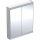 Geberit One tükrös szekrény két ajtóval 75x90 cm, világítással, alumínium 505.812.00.1