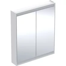   Geberit One tükrös szekrény két ajtóval 75x90 cm, világítással, fehér 505.812.00.2