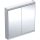 Geberit One tükrös szekrény két ajtóval 90x90 cm, világítással, aluminium 505.813.00.1