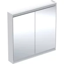   Geberit One tükrös szekrény két ajtóval 90x90 cm, világítással, fehér 505.813.00.2