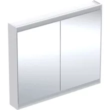   Geberit One tükrös szekrény két ajtóval 105x90 cm, világítással, fehér 505.814.00.2
