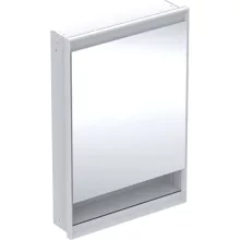   Geberit One jobbra nyíló tükrös szekrény polccal és világítással 60x90 cm, fehér 505.821.00.2