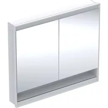   Geberit One tükrös szekrény polccal és ComfortLight világítással 105 cm, fehér 505.824.00.2