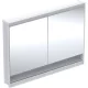 Geberit One tükrös szekrény polccal és ComfortLight világítással 120 cm, fehér 505.825.00.2