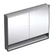 Geberit One tükrös szekrény polccal és ComfortLight világítással 120 cm, matt fekete 505.825.00.7