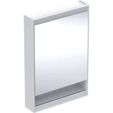   Geberit One tükrös szekrény nyitott polccal és világítással 60x90 cm, jobbos ajtóval, fehér 505.831.00.2