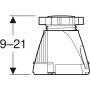 Geberit lábkészlet 9-21 cm, zuhanytálcához 160 cm-től 554.953.00.2