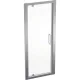 Geberit Geo nyílóajtó 80x190 cm, átlátszó üveggel, Reflex bevonattal, ezüst profillal 560.115.00.2