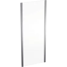   Geberit Geo fix oldalfal 80x190 cm, átlátszó üveggel, Reflex bevonattal, ezüst profillal 560.117.00.2