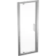 Geberit Geo nyílóajtó 90x190 cm, átlátszó üveggel, Reflex bevonattal, ezüst profillal 560.125.00.2