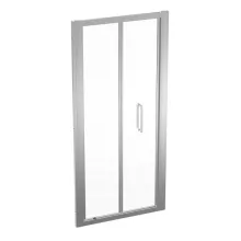   Geberit Geo összecsukható ajtó 90x190, átlátszó üveggel, Reflex bevonat, ezüst profillal 560.126.00.2