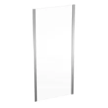   Geberit Geo fix oldalfal 90x190 cm, átlátszó üveggel, Reflex bevonattal, ezüst profillal 560.127.00.2