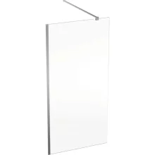   Geberit GEO Walk-In fix oldalfal 100x200 cm átlátszó üveg, Reflex bevonat, ezüst profillal 560.139.00.2