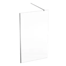   Geberit GEO Walk-In fix oldalfal 120x200 cm átlátszó üveg, Reflex bevonat, ezüst profillal 560.159.00.2