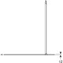 Geberit GEO Walk-In fix oldalfal 120x200 cm átlátszó üveg, Reflex bevonat, ezüst profillal 560.159.00.2