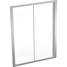   Geberit Geo tolóajtó 150x190 cm, átlátszó üveggel, Reflex bevonattal, ezüst profillal 560.173.00.2