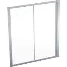   Geberit Geo tolóajtó 170x190 cm, átlátszó üveggel, Reflex bevonattal, ezüst profillal 560.193.00.2