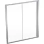 Geberit Geo tolóajtó 170x190 cm, átlátszó üveggel, Reflex bevonattal, ezüst profillal 560.193.00.2