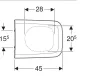 Geberit iCon Square Soft-Close WC ülőke 571910000