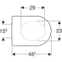 Geberit iCon WC ülőke 574120000