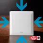 Helios M1/120 F Minivent páraérzékelős ventilátor visszacsapó szeleppel H00006364