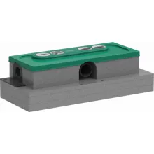   Hansgrohe uBox universal alapkészlet lineáris zuhanylefolyóhoz, lapos telepítéshez 01000180