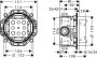 Hansgrohe iBox universal alaptest 01800180 (1800180)