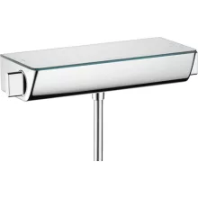   Hansgrohe Ecostat Select falsíkon kívüli termosztátos zuhanycsaptelep fehér/króm 13111400