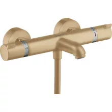   Hansgrohe Ecostat Comfort szálcsiszolt bronz termosztátos kádcsaptelep 13114140