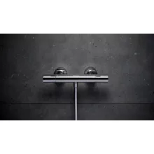  Hansgrohe Ecostat Fine falsíkon kívüli zuhanytermosztát hőfokkorlátozóval, króm 13323000