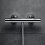 Hansgrohe Ecostat Fine termosztátos zuhanycsaptelep elegáns króm felülettel.