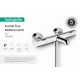 Hansgrohe Ecostat Fine termosztátos kádcsaptelep elegáns króm felülettel.