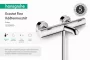 Hansgrohe Ecostat Fine termosztátos kádcsaptelep elegáns króm felülettel.