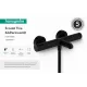 Hansgrohe Ecostat Fine termosztátos kádcsaptelep modern matt fekete felülettel.