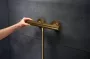 Hansgrohe Ecostat Element termosztátos zuhanycsaptelep elegáns szálcsiszolt bronz felülettel.