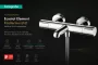 Hansgrohe Ecostat Element kádtermosztát, króm kivitelben.