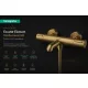 Hansgrohe Ecostat Element kádtermosztát, szálcsiszolt bronz kivitelben.
