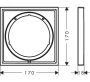 Hansgrohe ShowerSelect Comfort E hosszabbító rozetta 5 mm, króm 13612000