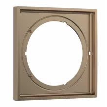   Hansgrohe ShowerSelect Comfort E hosszabbító rozetta 5 mm, szálcsiszolt bronz 13612140