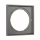 Hansgrohe ShowerSelect Comfort E hosszabbító rozetta 5 mm, szálcsiszolt fekete króm 13612340