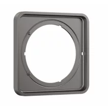   Hansgrohe ShowerSelect Comfort Q hosszabbító rozetta 5 mm, szálcsiszolt fekete króm 13613340
