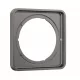 Hansgrohe ShowerSelect Comfort Q hosszabbító rozetta 5 mm, szálcsiszolt fekete króm 13613340