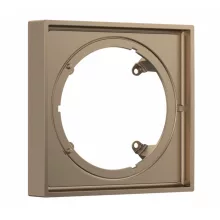   Hansgrohe ShowerSelect Comfort E hosszabbító rozetta 22 mm, szálcsiszolt bronz 13617140